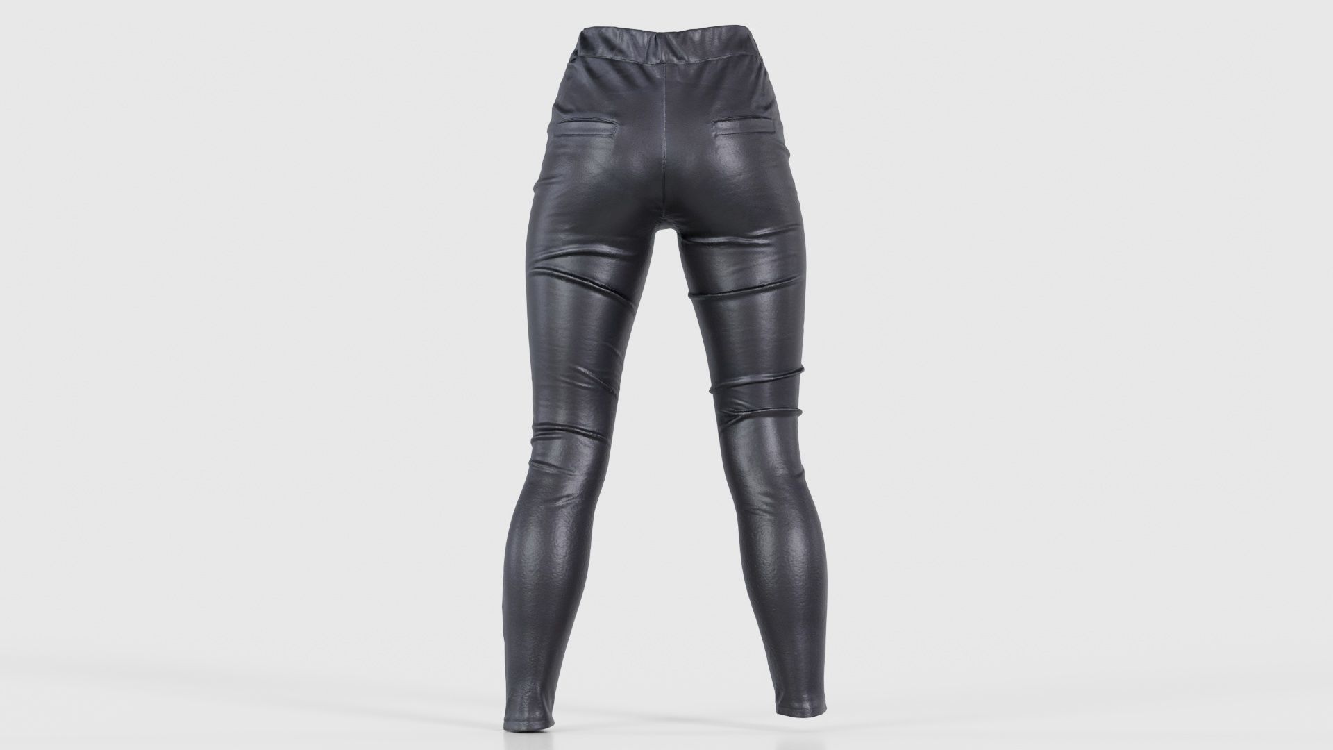 Cross Stitched Leggings Low-poly 3D model_21
