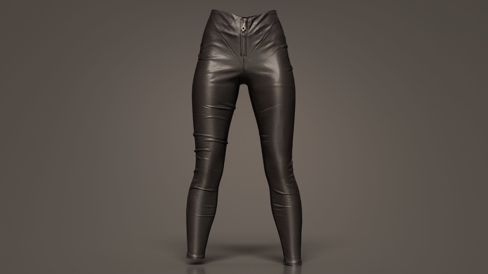 Cross Stitched Leggings Low-poly 3D model_3