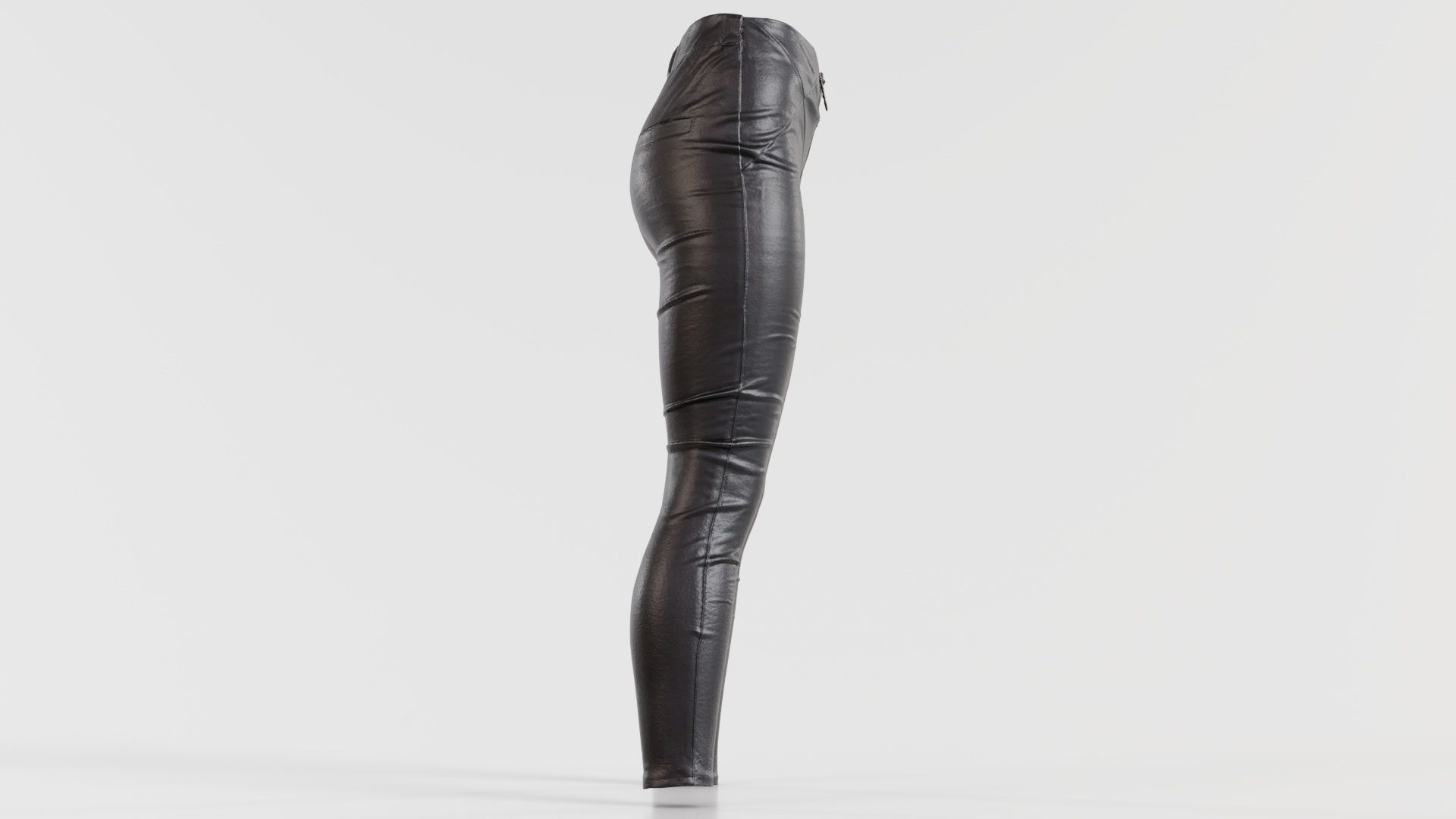 Cross Stitched Leggings Low-poly 3D model_2