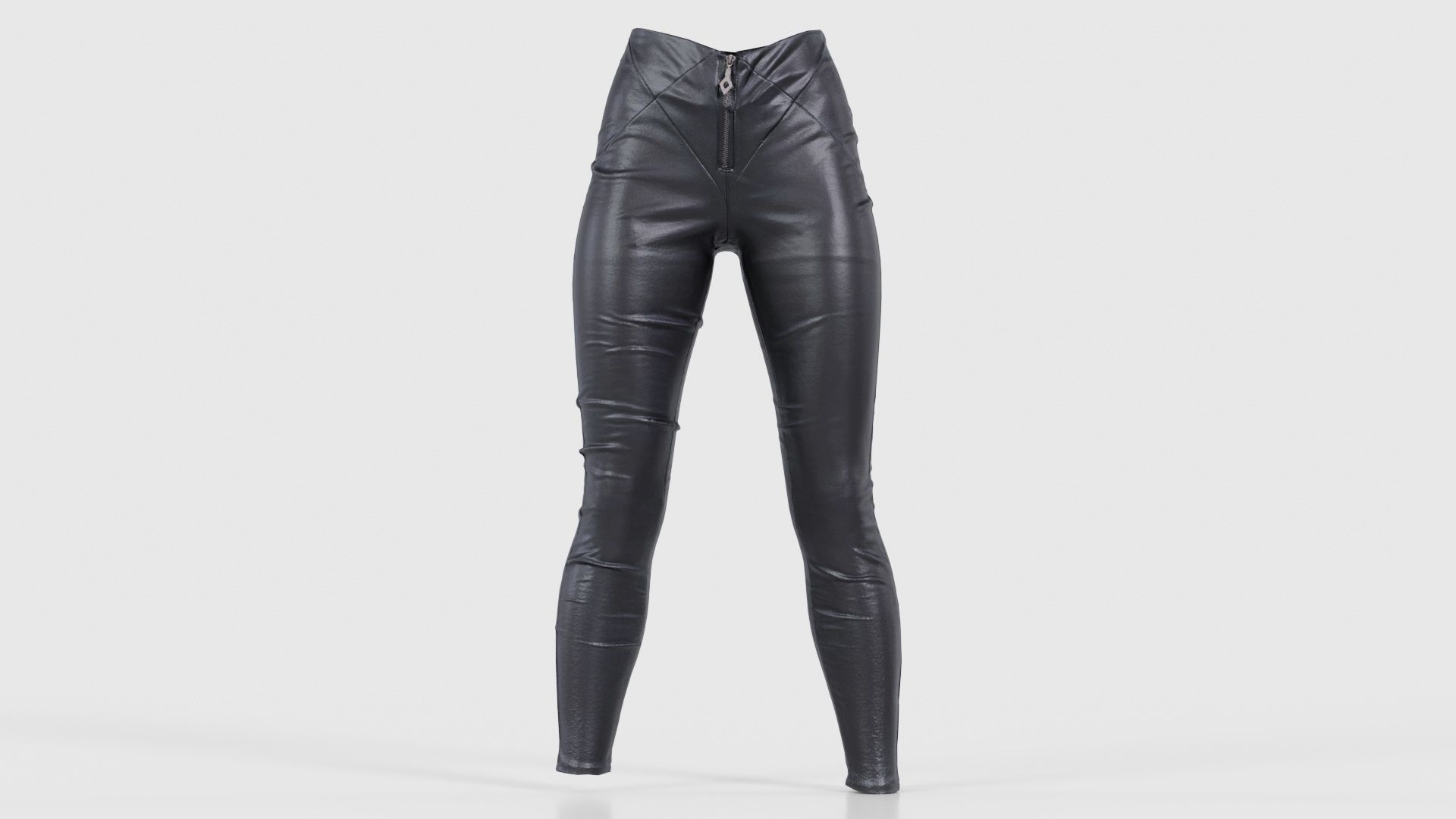 Cross Stitched Leggings Low-poly 3D model_15