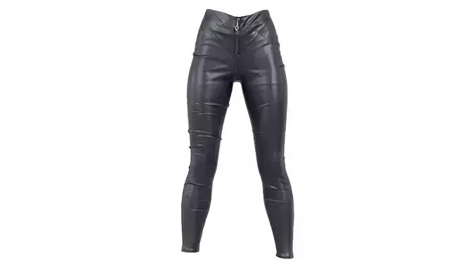 Cross Stitched Leggings Low-poly 3D model