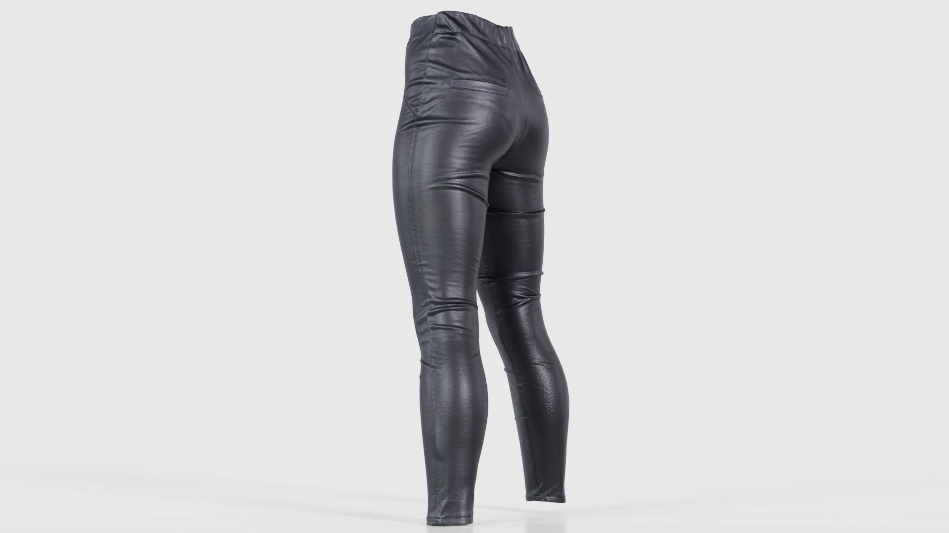 Cross Stitched Leggings Low-poly 3D model_23