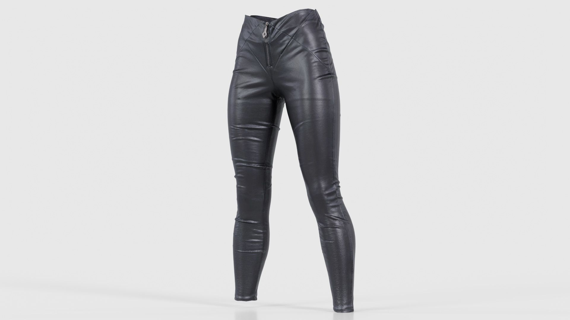 Cross Stitched Leggings Low-poly 3D model_26