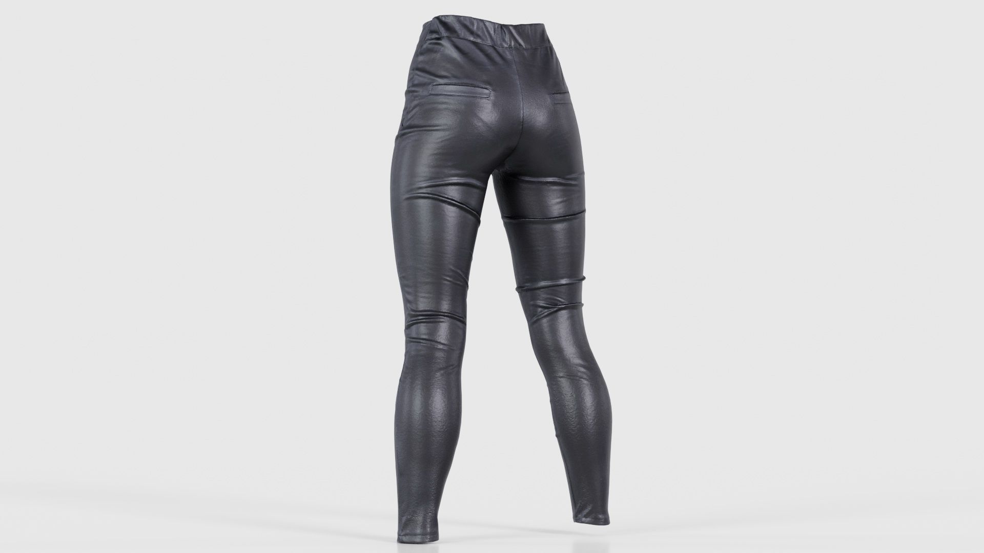 Cross Stitched Leggings Low-poly 3D model_22