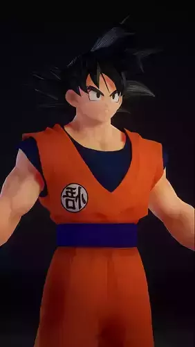 GOKU 3D MODEL  3D model