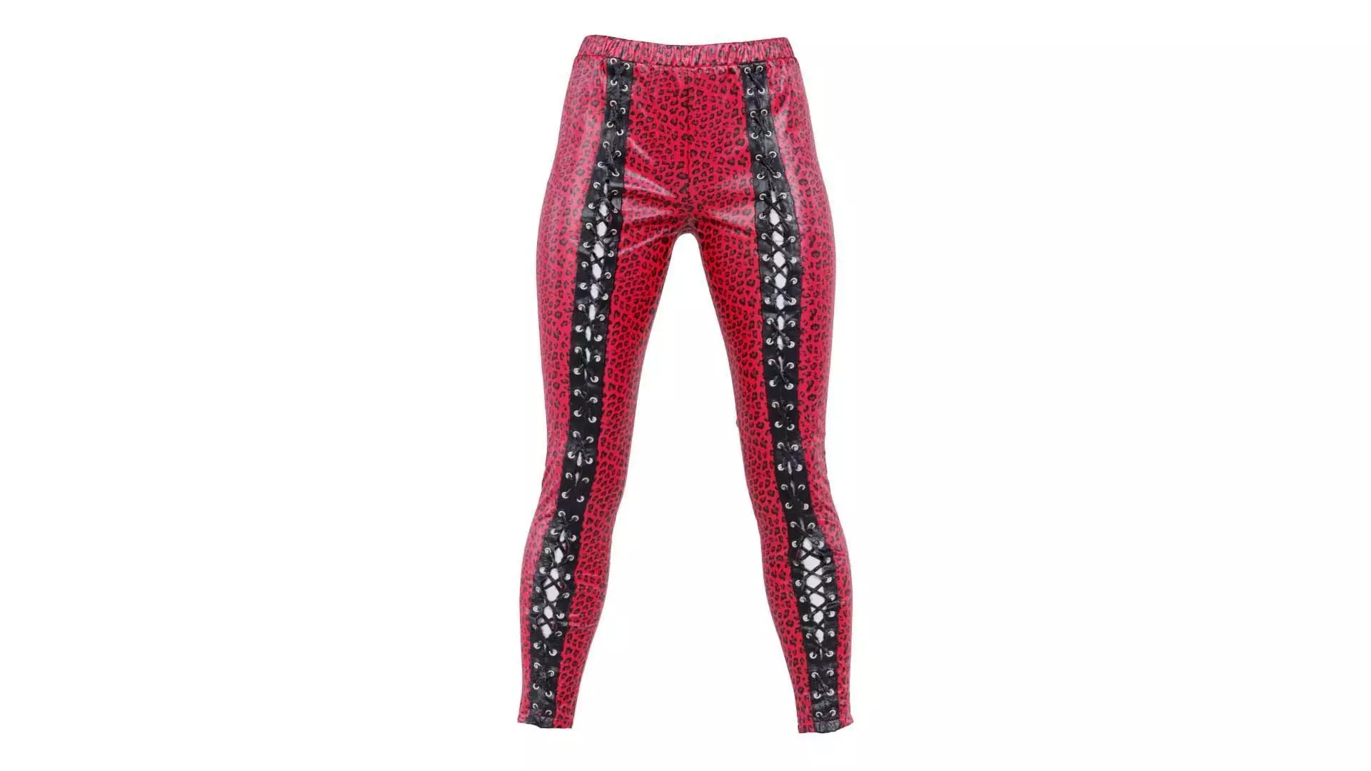 Front Laced Tiger Trousers Low-poly 3D model