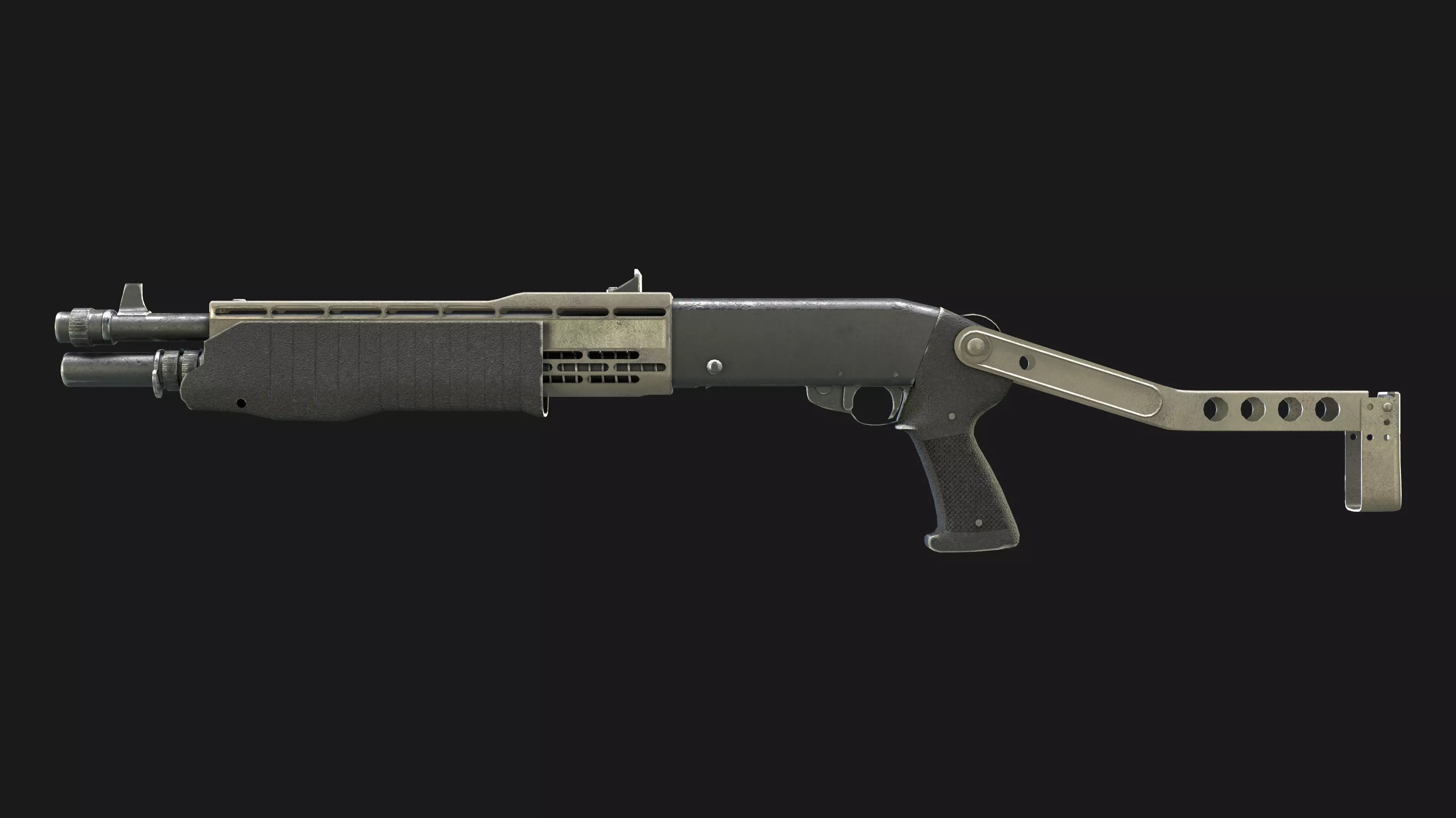 Franchi SPAS-12 3D model_0