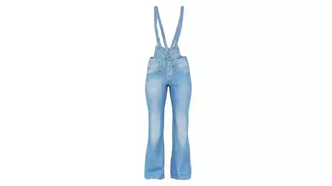 Jeans Salopet Long