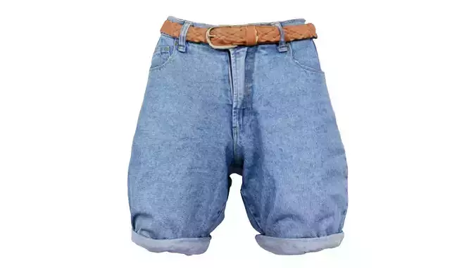Jeans Short Belt