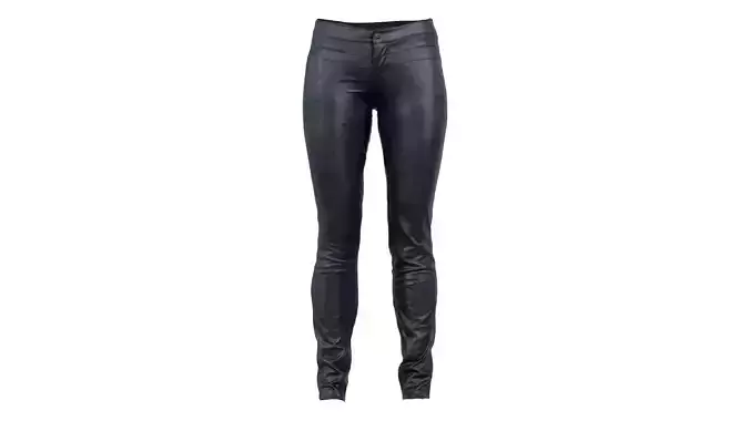 Leather Biker Pocket Pants