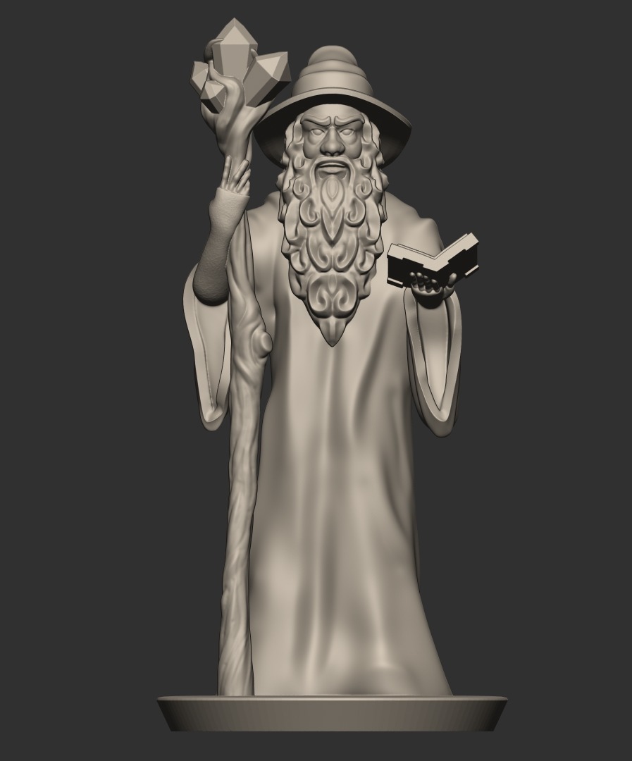 Mage to play dnd 3D print model_1