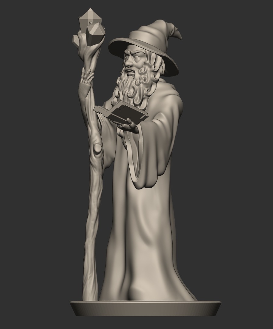 Mage to play dnd 3D print model_4
