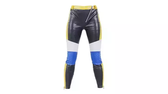 Leather Racer Pants