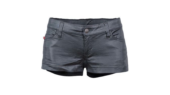 Leather Short Low-poly 3D model