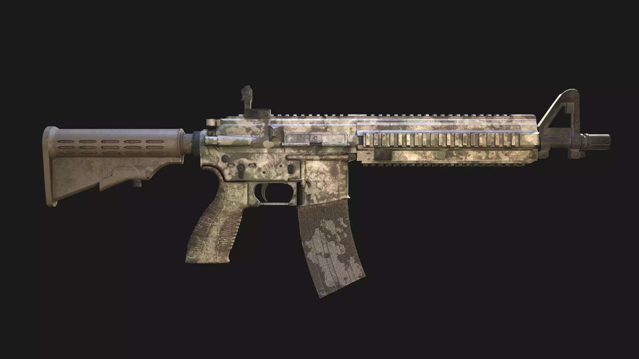 Heckler and Koch HK416 3D model_0