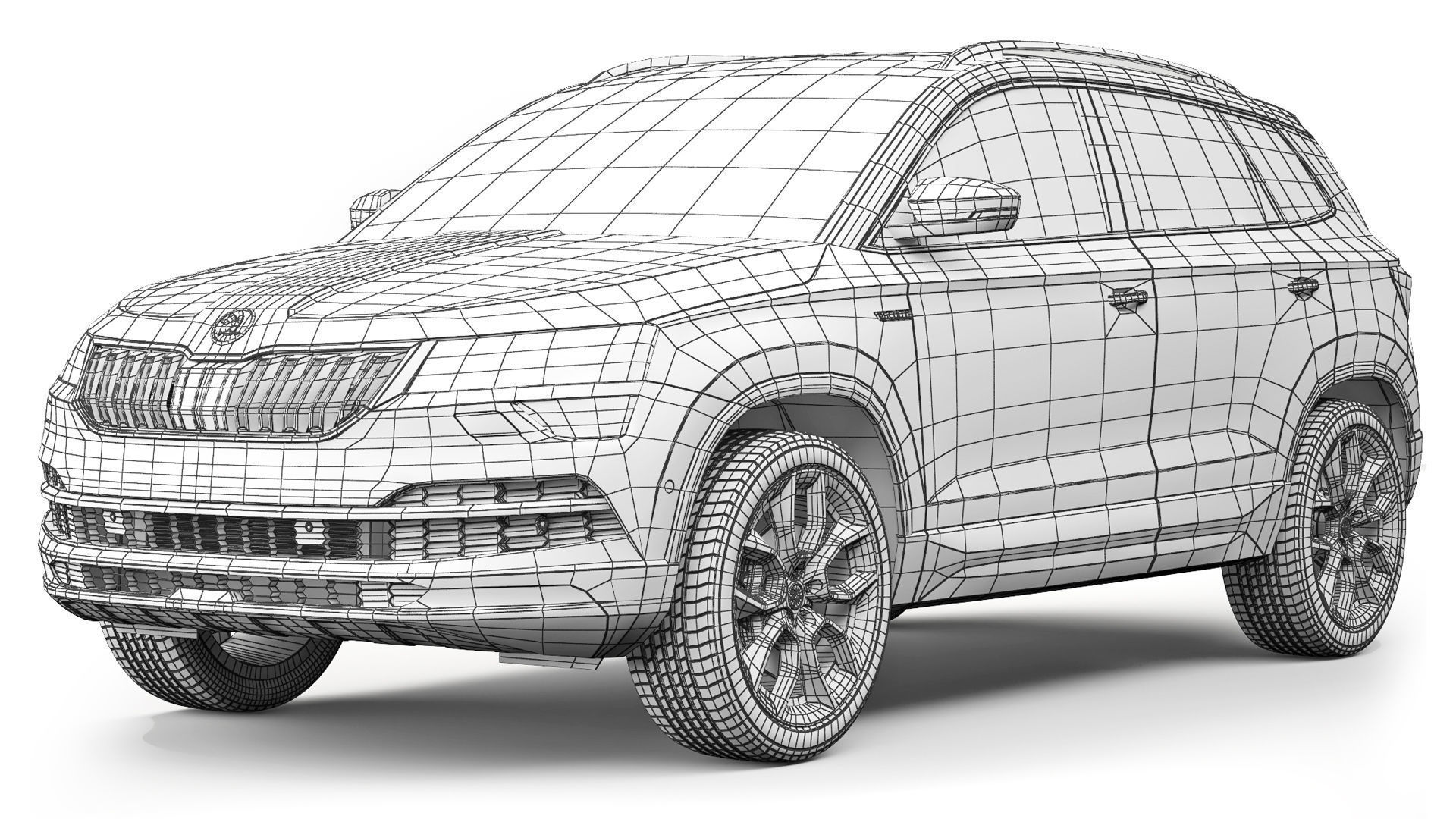 Skoda Karoq Scout 2019 3D model_8