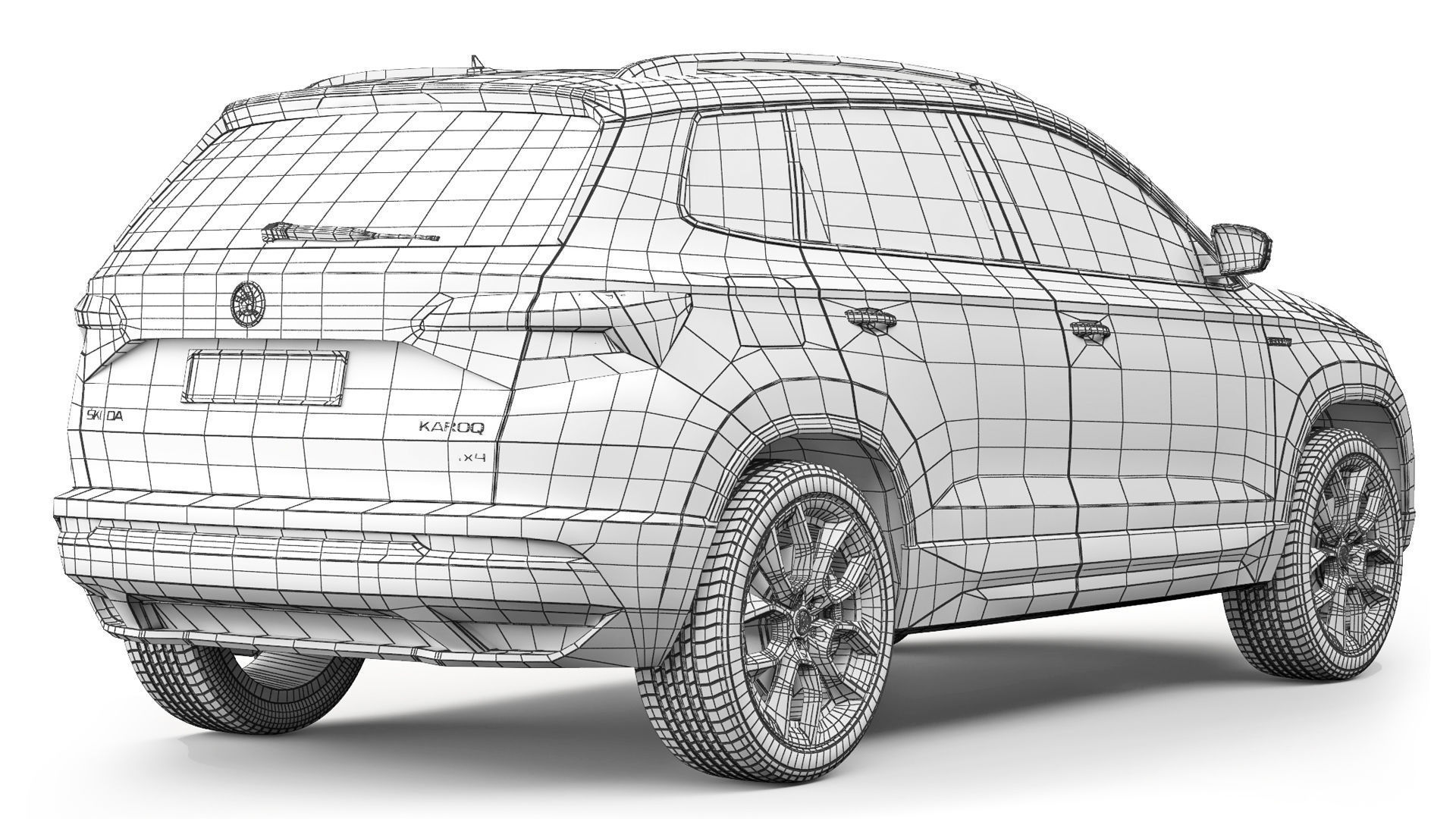 Skoda Karoq Scout 2019 3D model_9