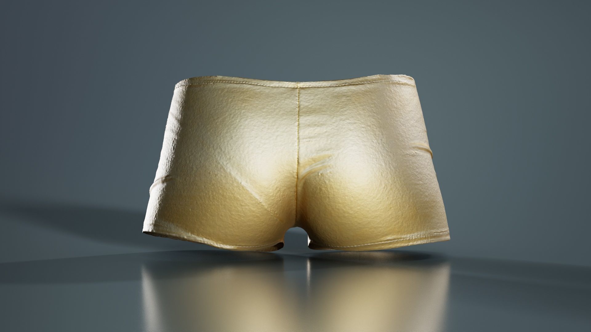 Metallic Easy Shorts Low-poly 3D model_5