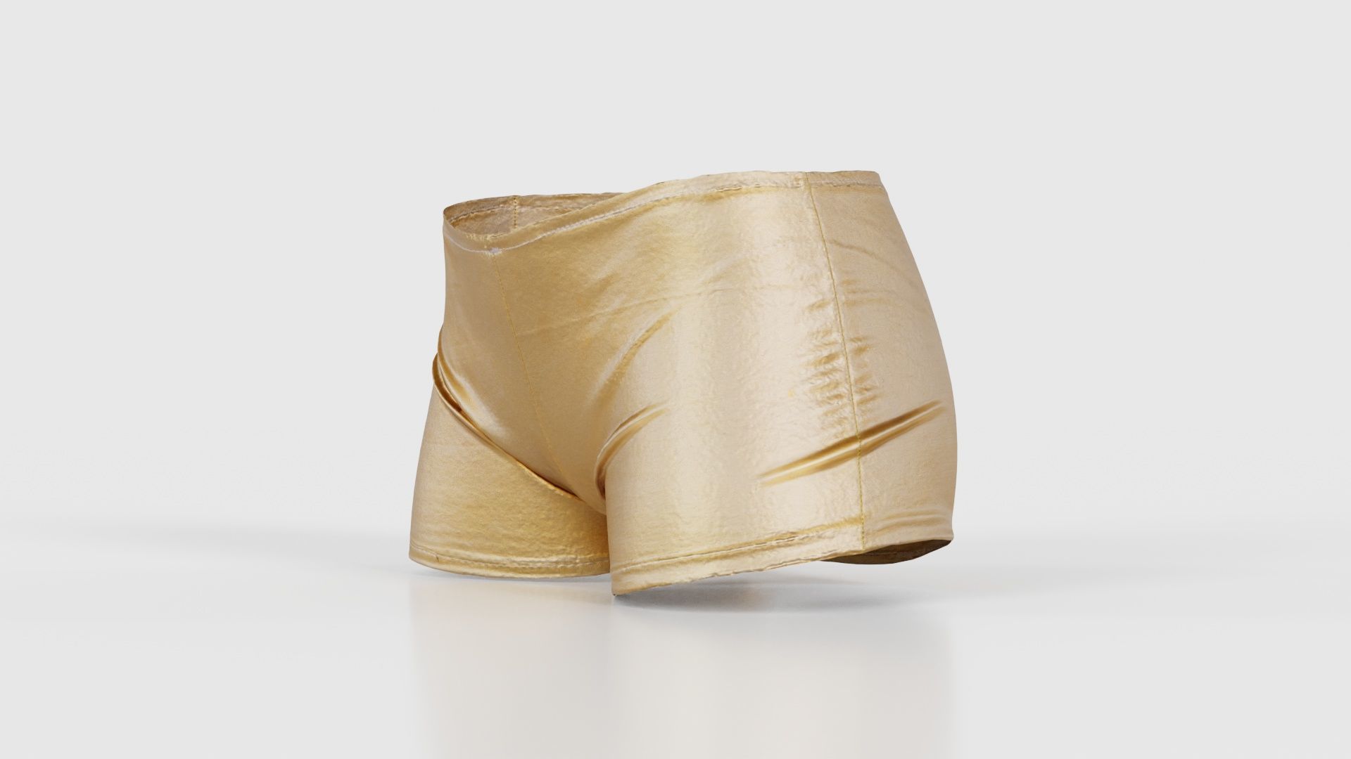 Metallic Easy Shorts Low-poly 3D model_25