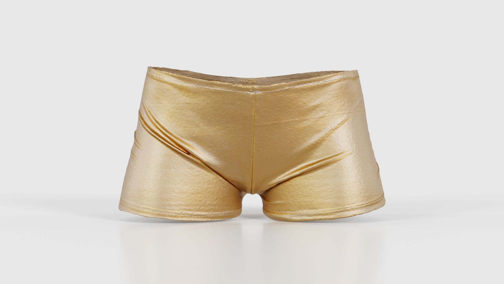 Metallic Easy Shorts Low-poly 3D model_15