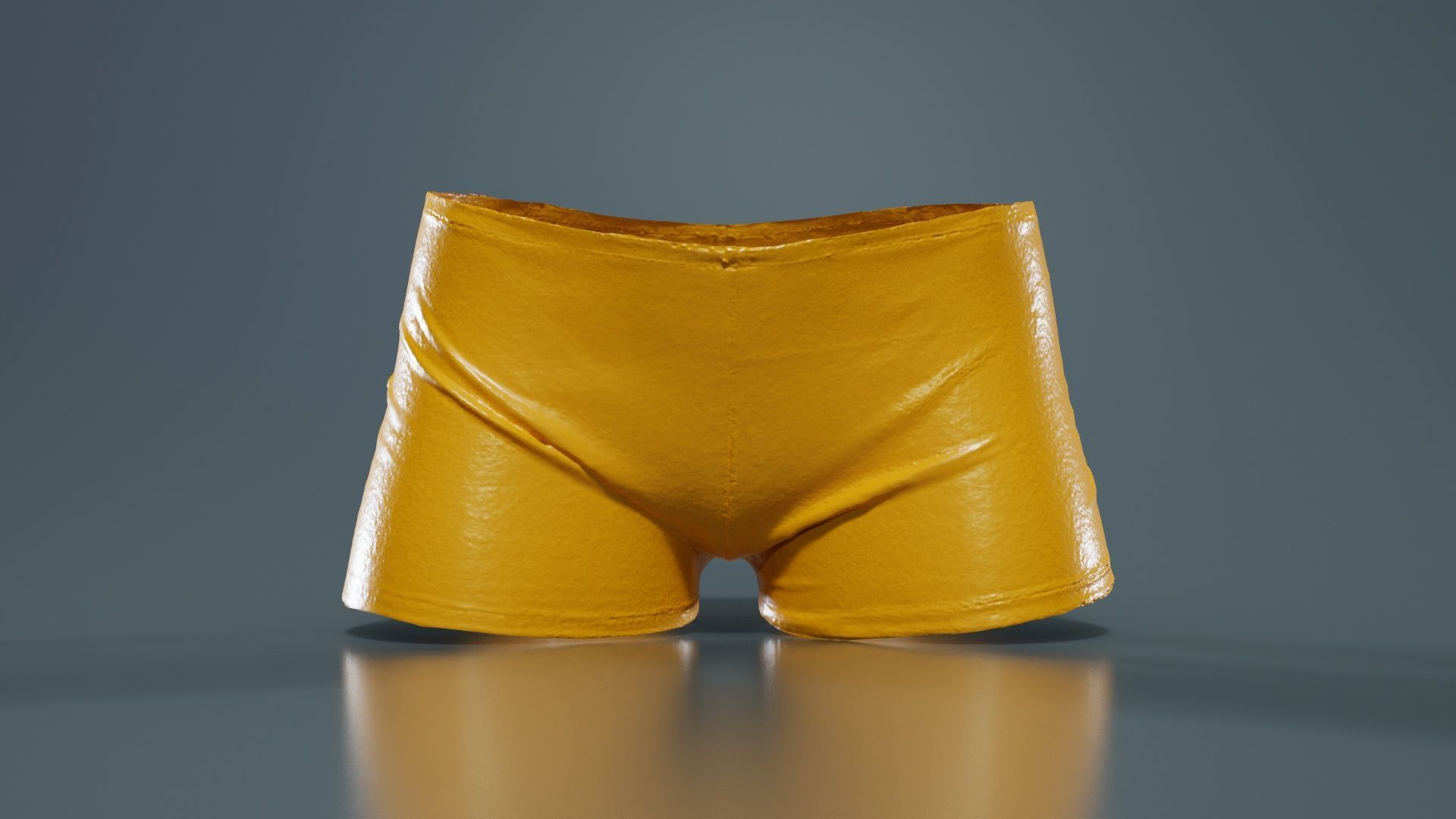 Metallic Easy Shorts Low-poly 3D model_12