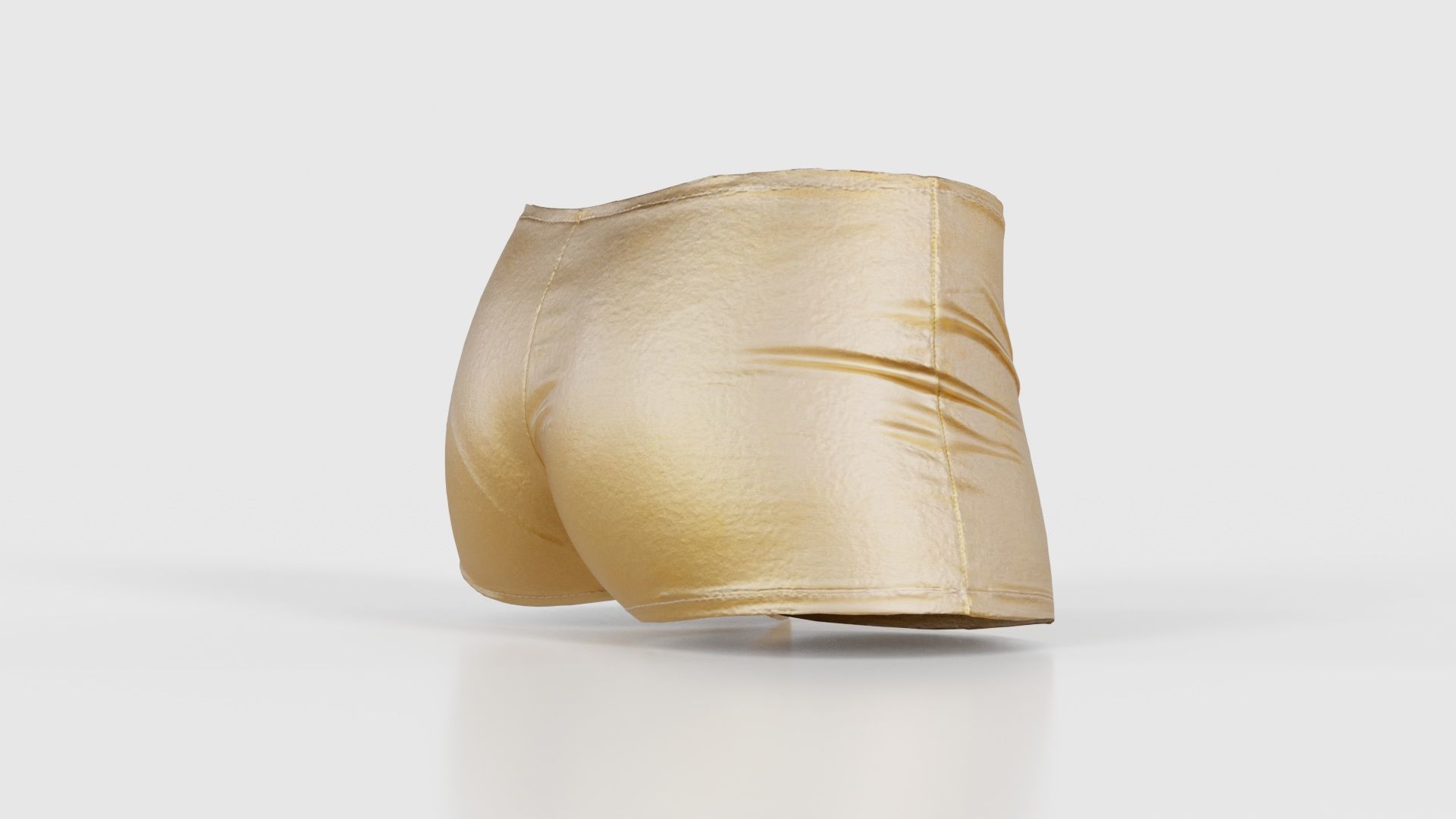 Metallic Easy Shorts Low-poly 3D model_19
