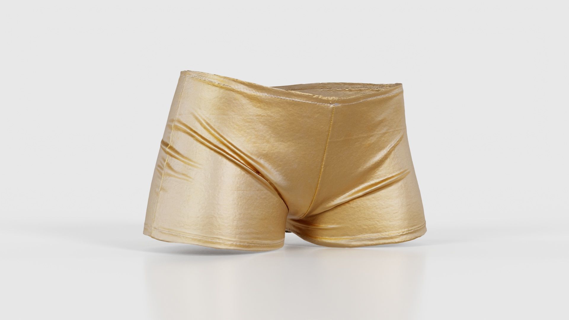 Metallic Easy Shorts Low-poly 3D model_16