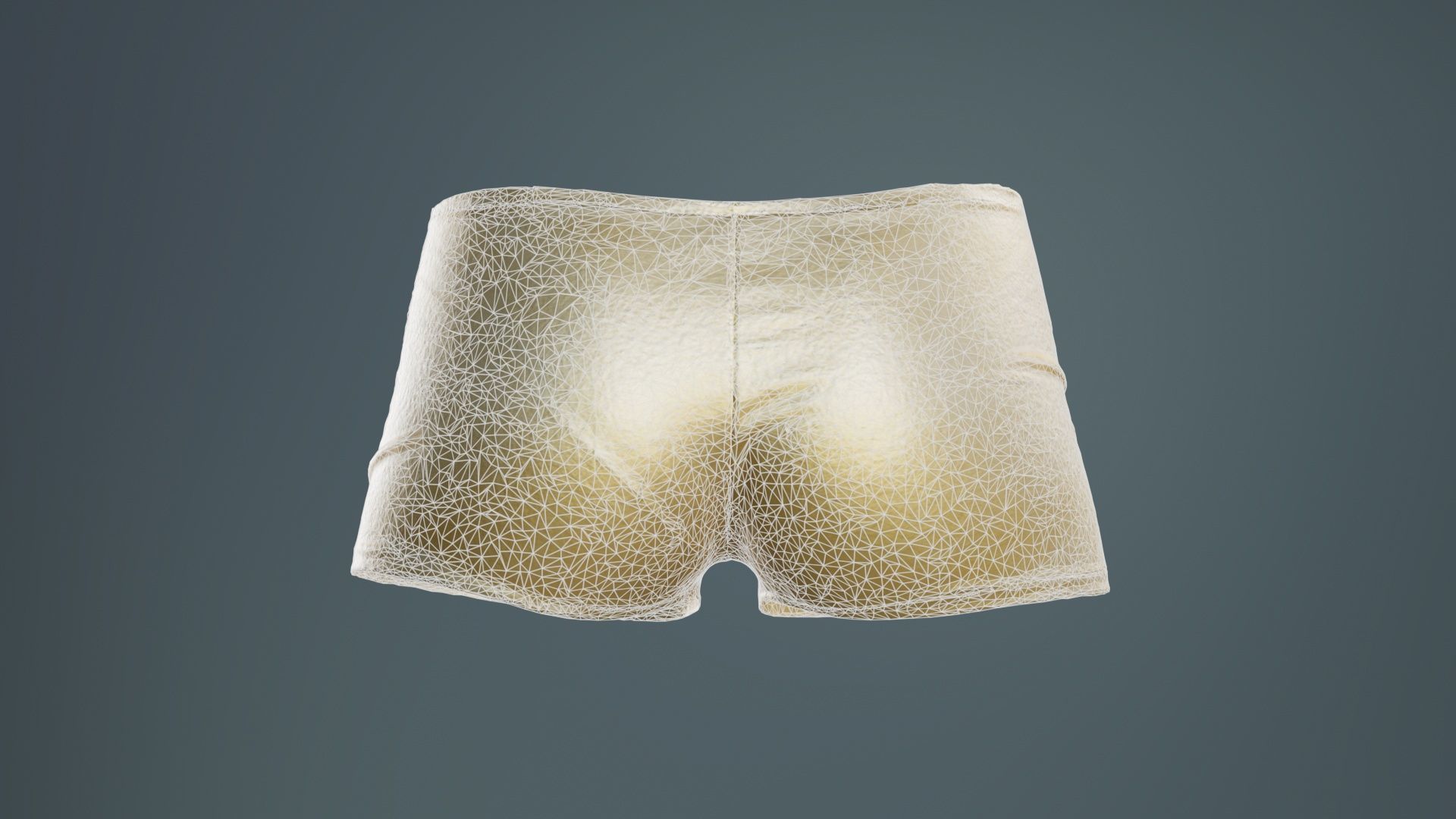 Metallic Easy Shorts Low-poly 3D model_10