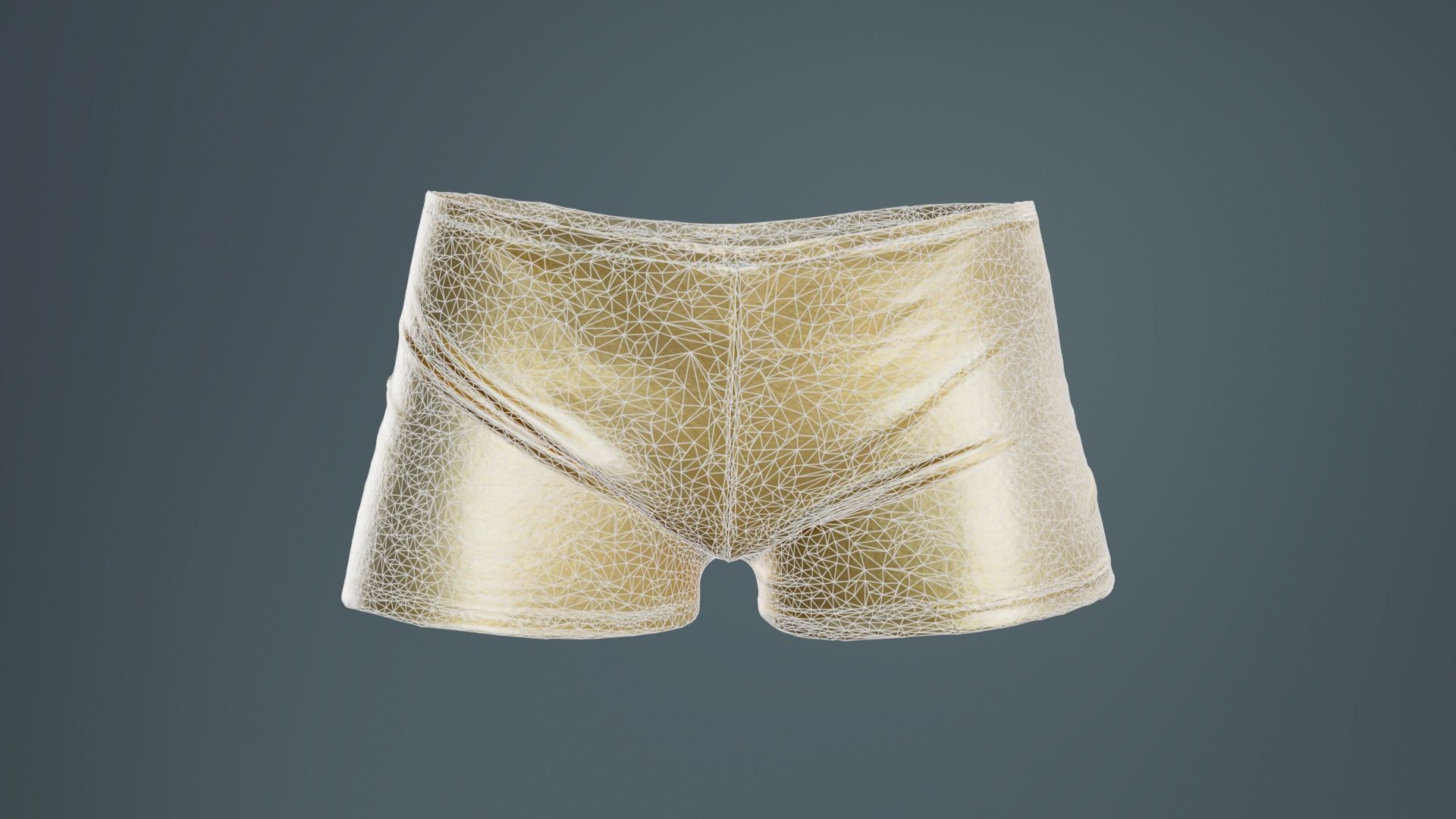 Metallic Easy Shorts Low-poly 3D model_9