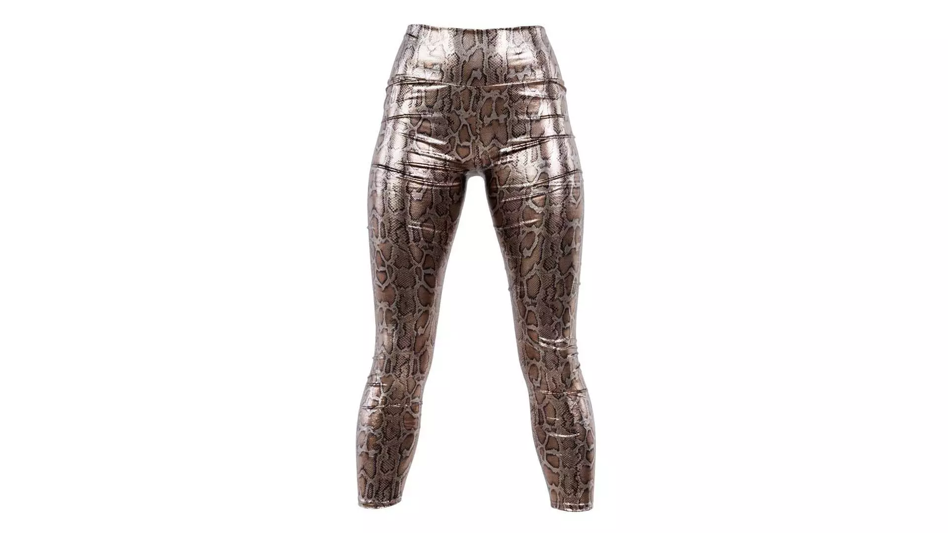 Metallic Snake Leggings Low-poly 3D model