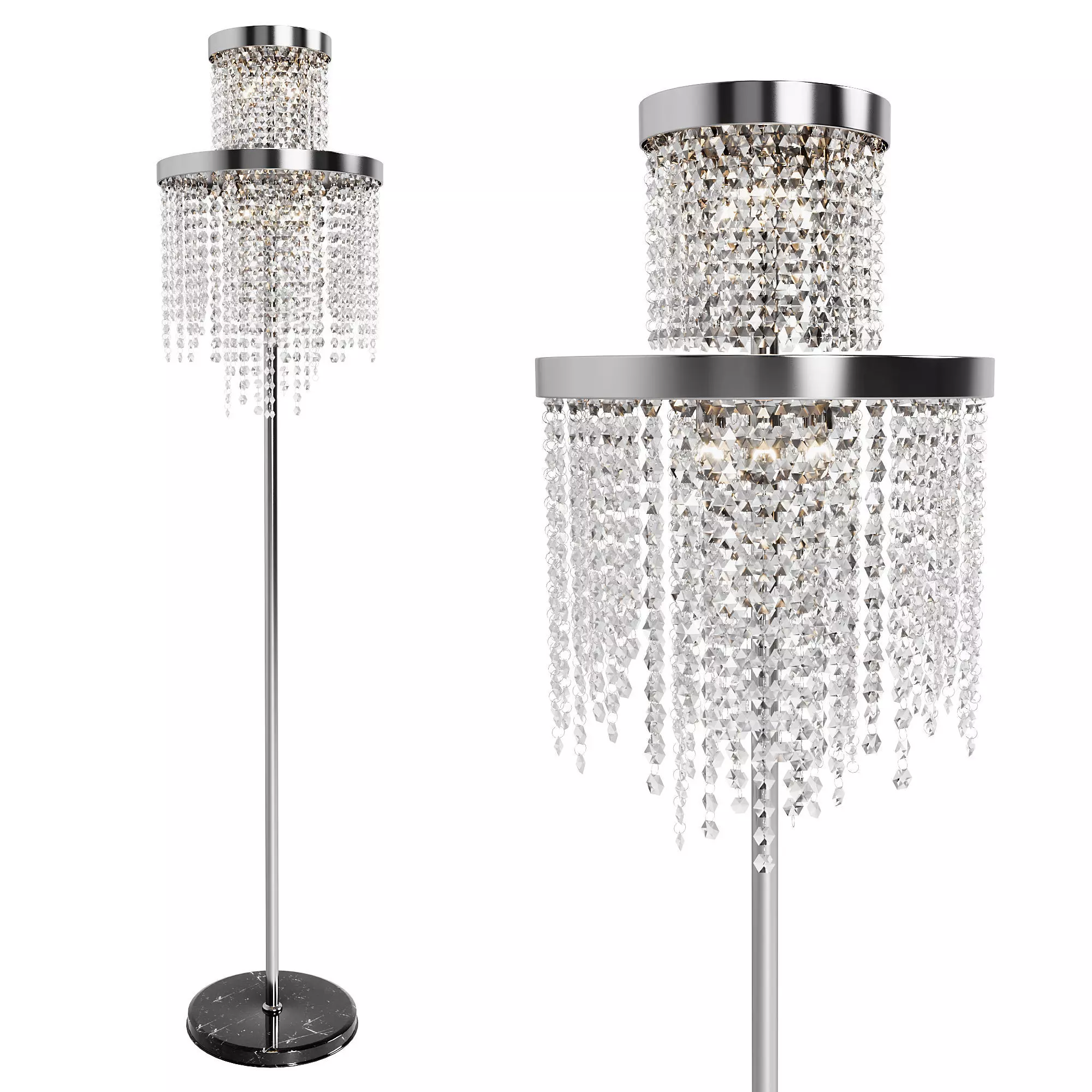 Floor lamp Cascada chrome 62GDM-80231 3D model_0