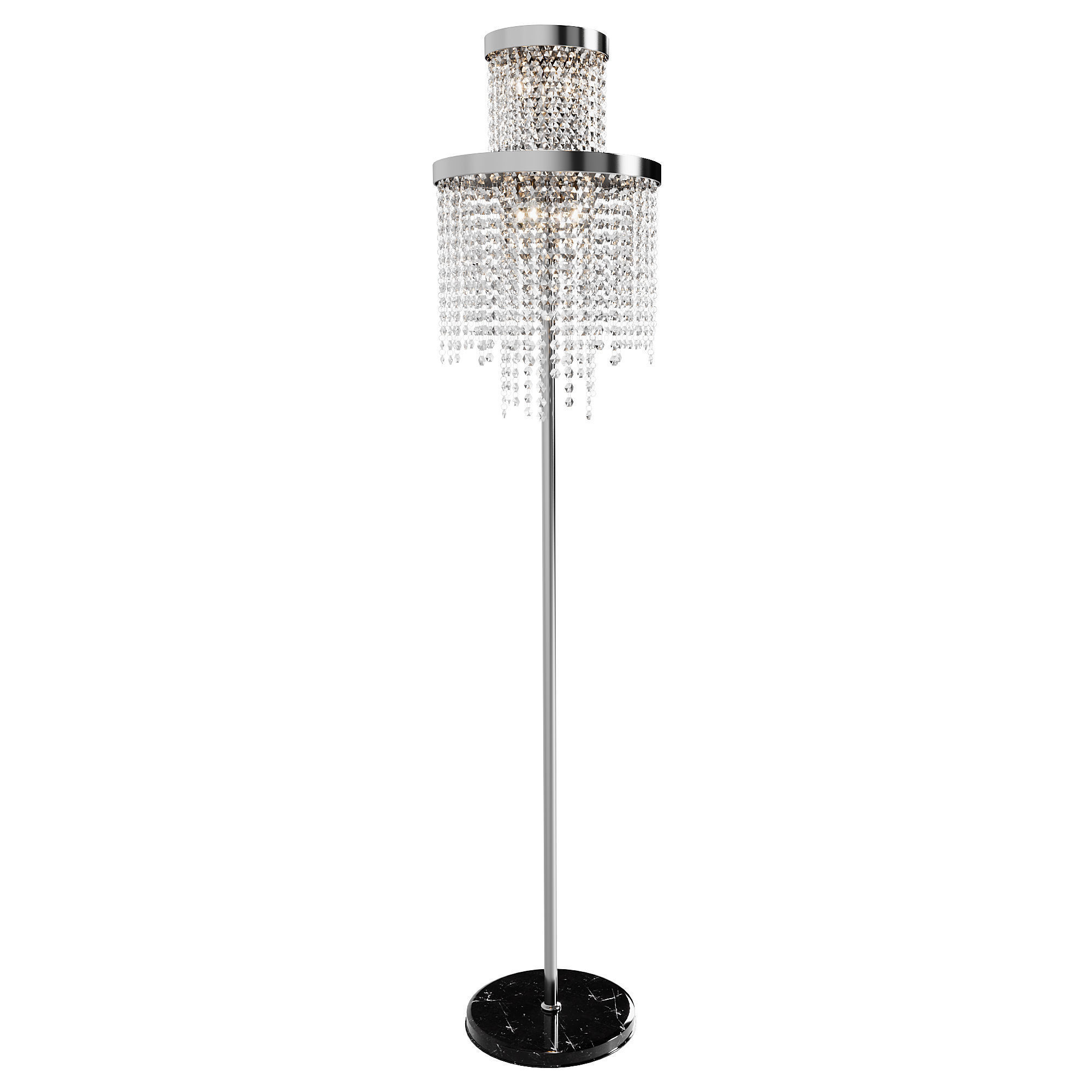 Floor lamp Cascada chrome 62GDM-80231 3D model_2