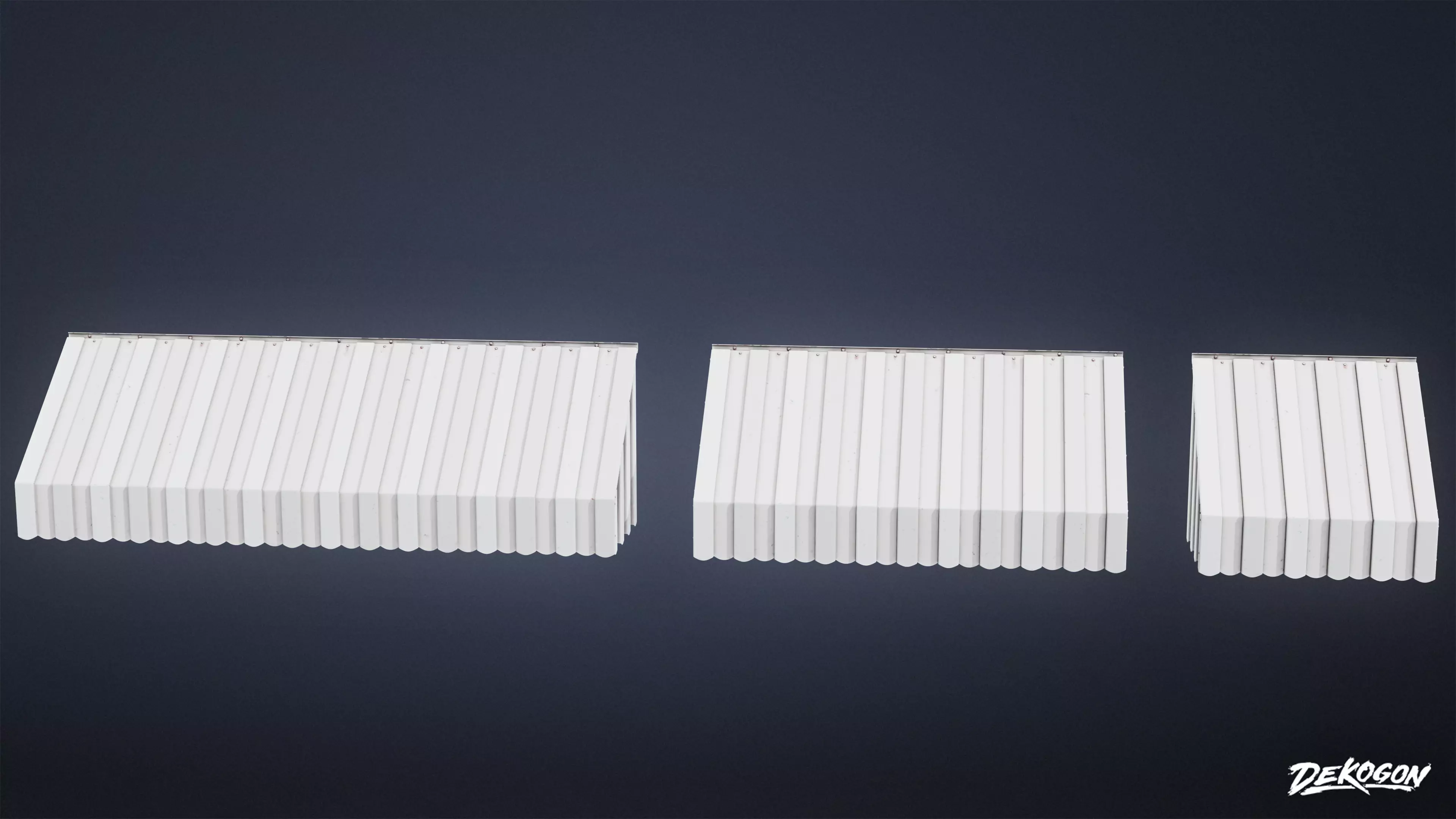 BUILDINGS - House Window Overhang 02 - LOW POLY AND NANITE Low-poly 3D model_0