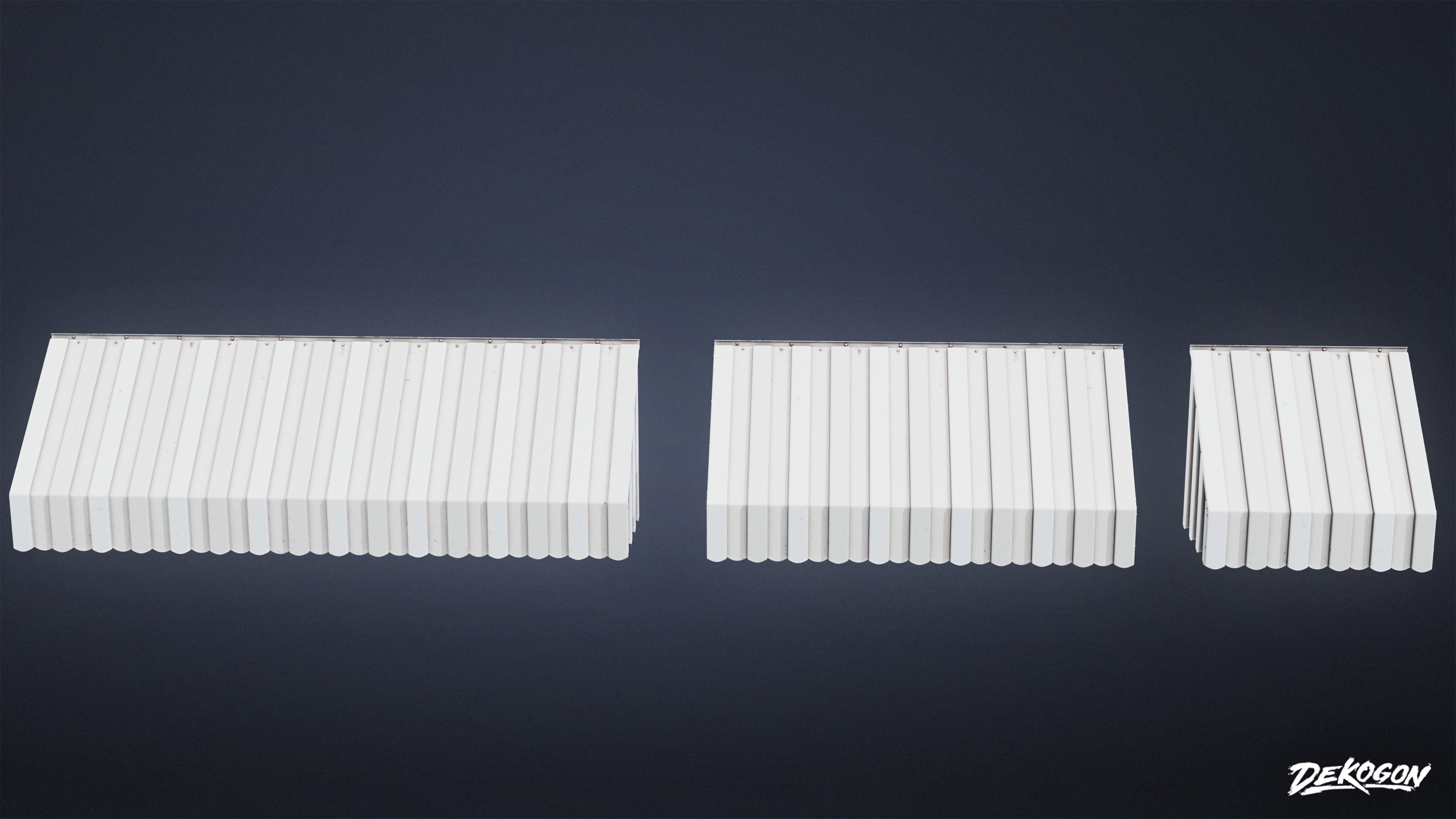 BUILDINGS - House Window Overhang 02 - LOW POLY AND NANITE Low-poly 3D model_1