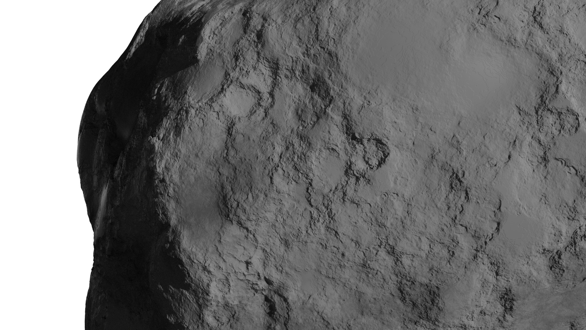 Hale Bopp Comet nucleus 3D model_5