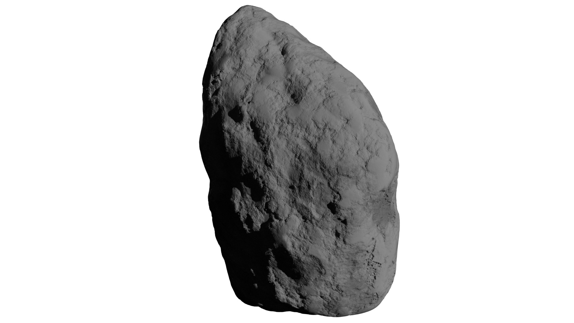 Hale Bopp Comet nucleus 3D model_1