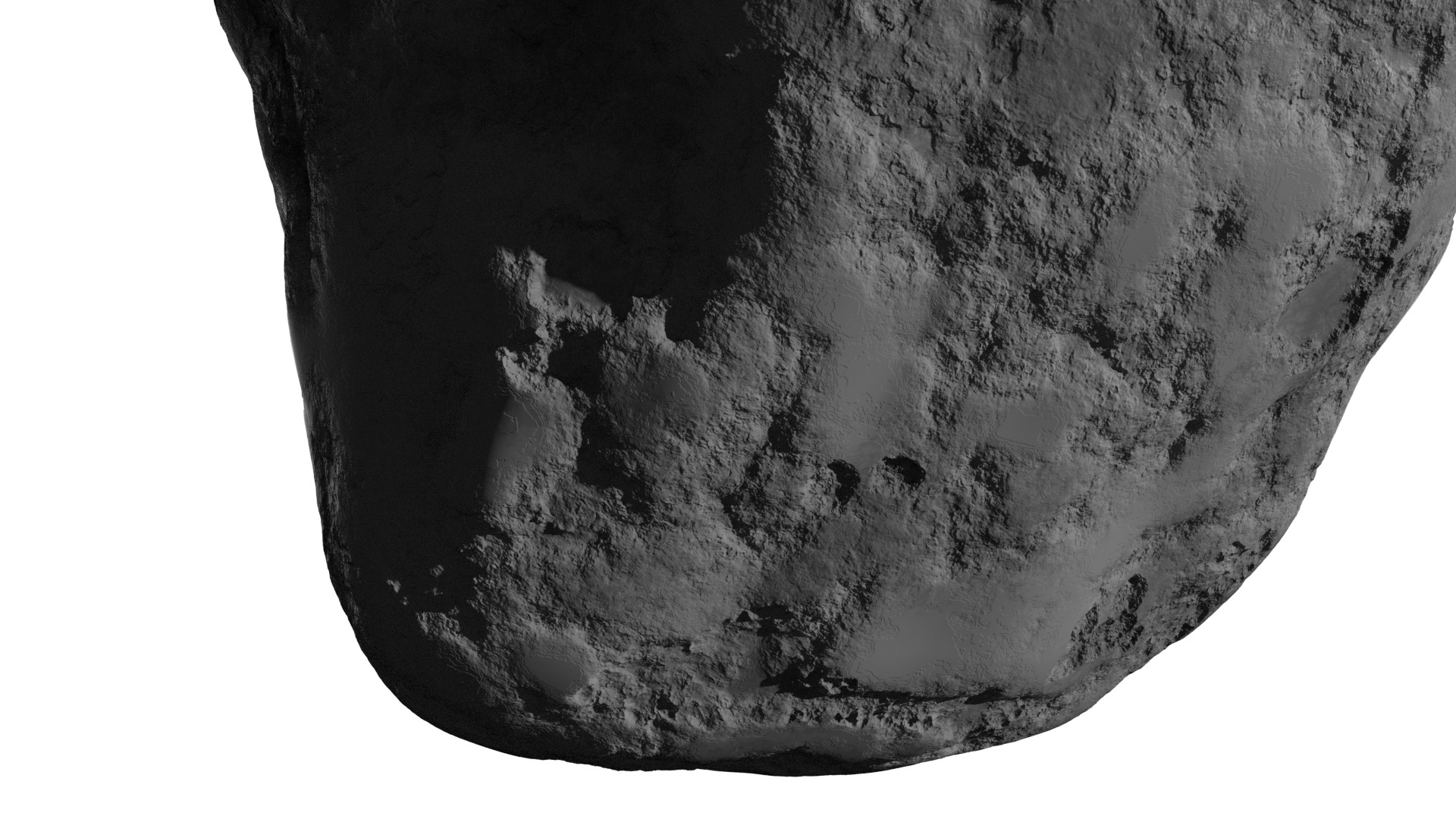 Hale Bopp Comet nucleus 3D model_8