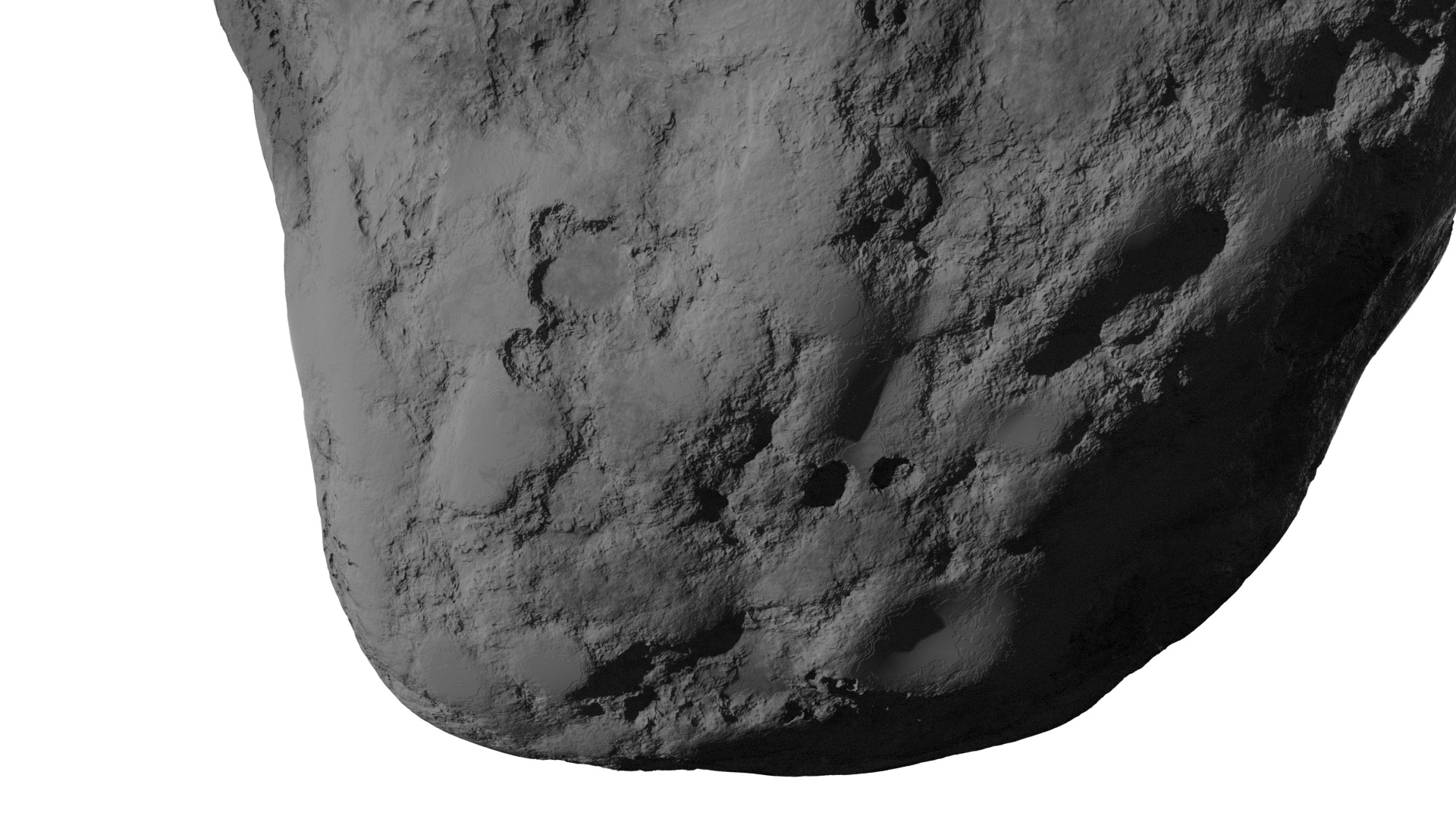 Hale Bopp Comet nucleus 3D model_9