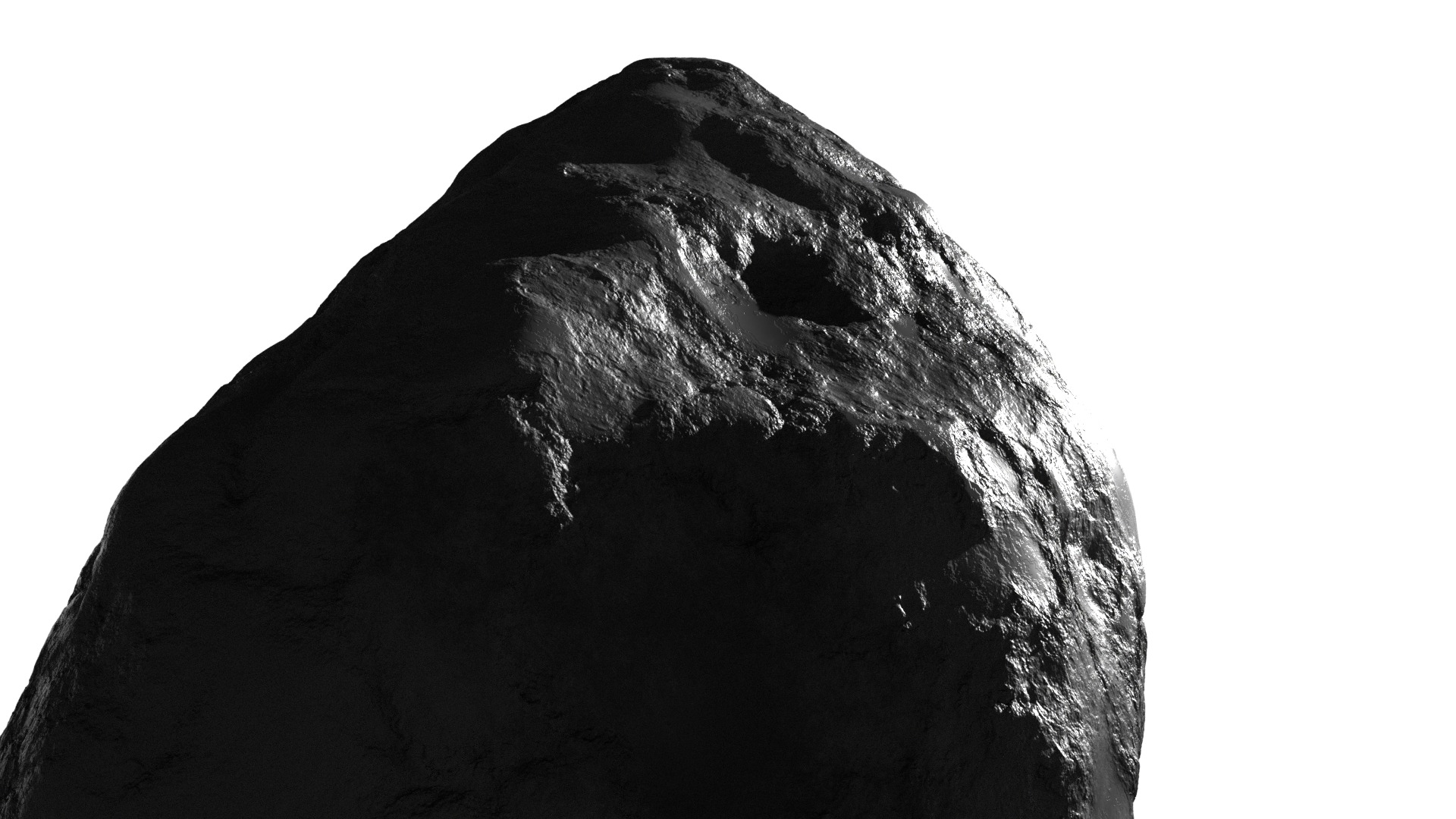 Hale Bopp Comet nucleus 3D model_7