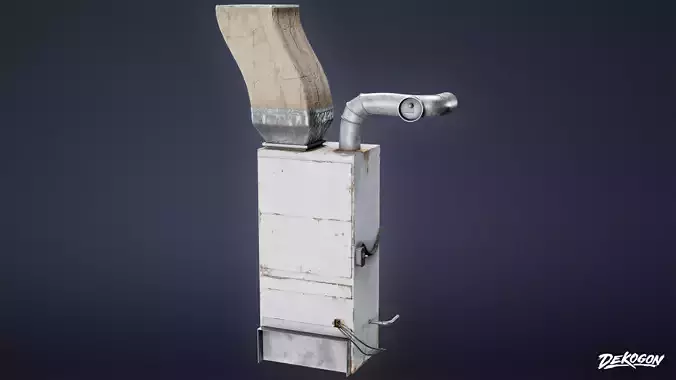 BUILDINGS - Machine House 19 - LOW POLY AND NANITE