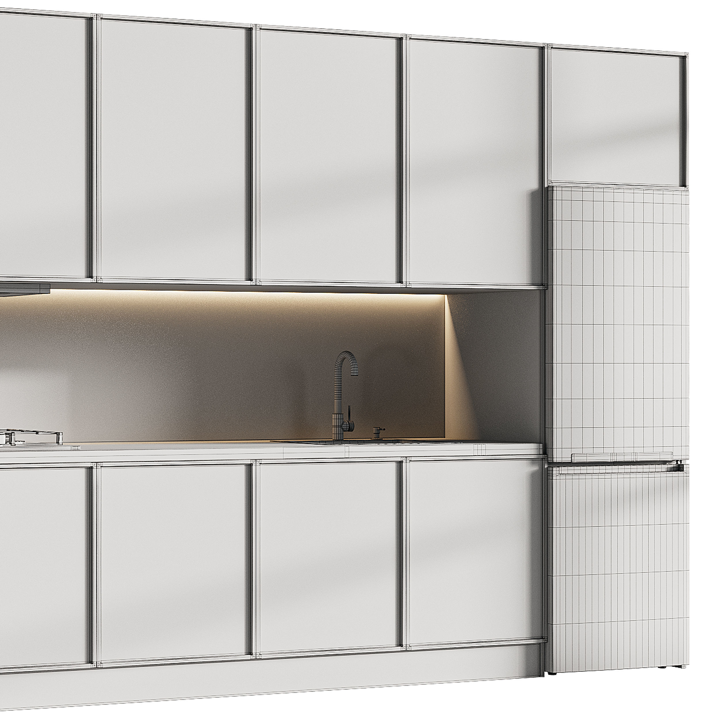 Modern kitchen 14 3D model_14