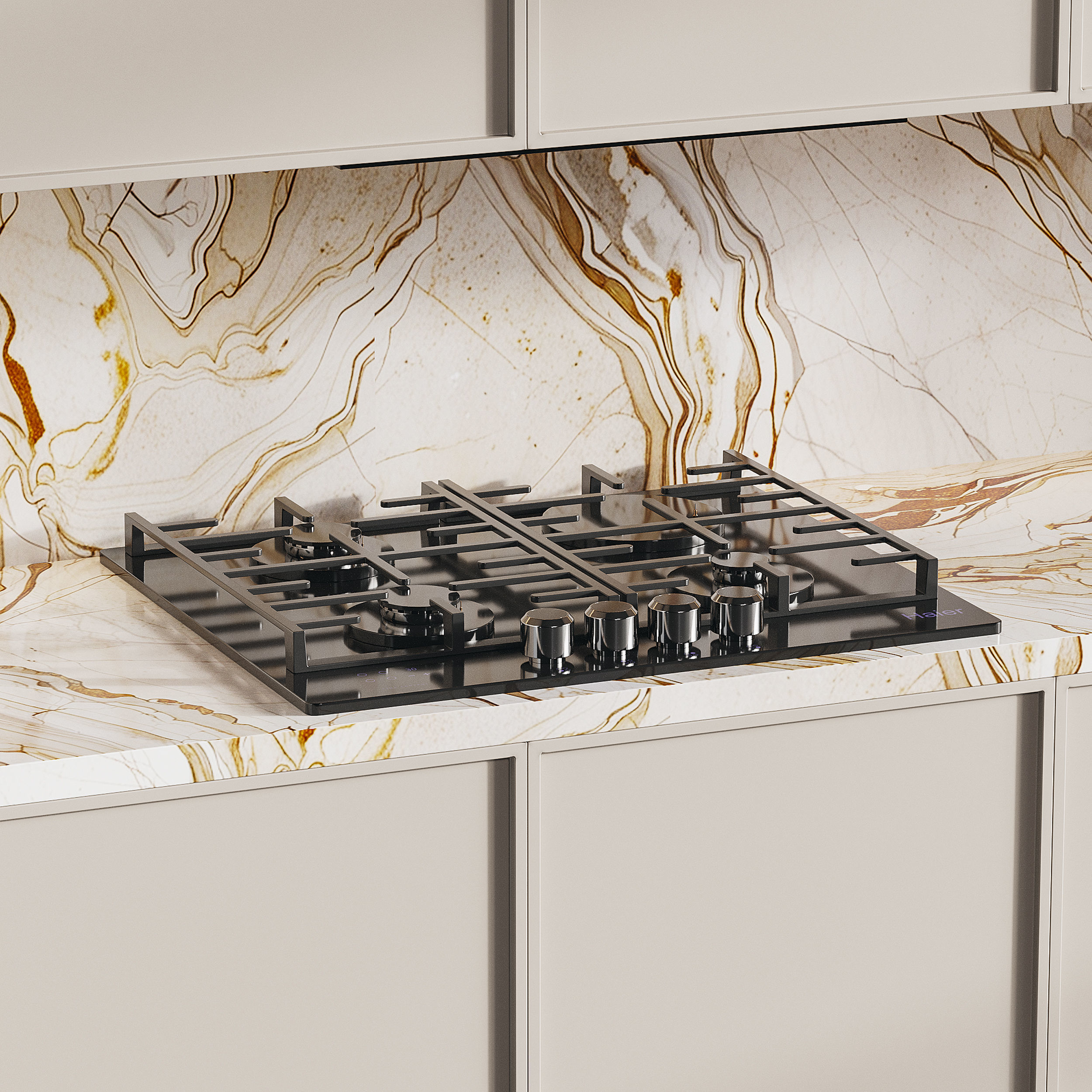 Modern kitchen 14 3D model_6