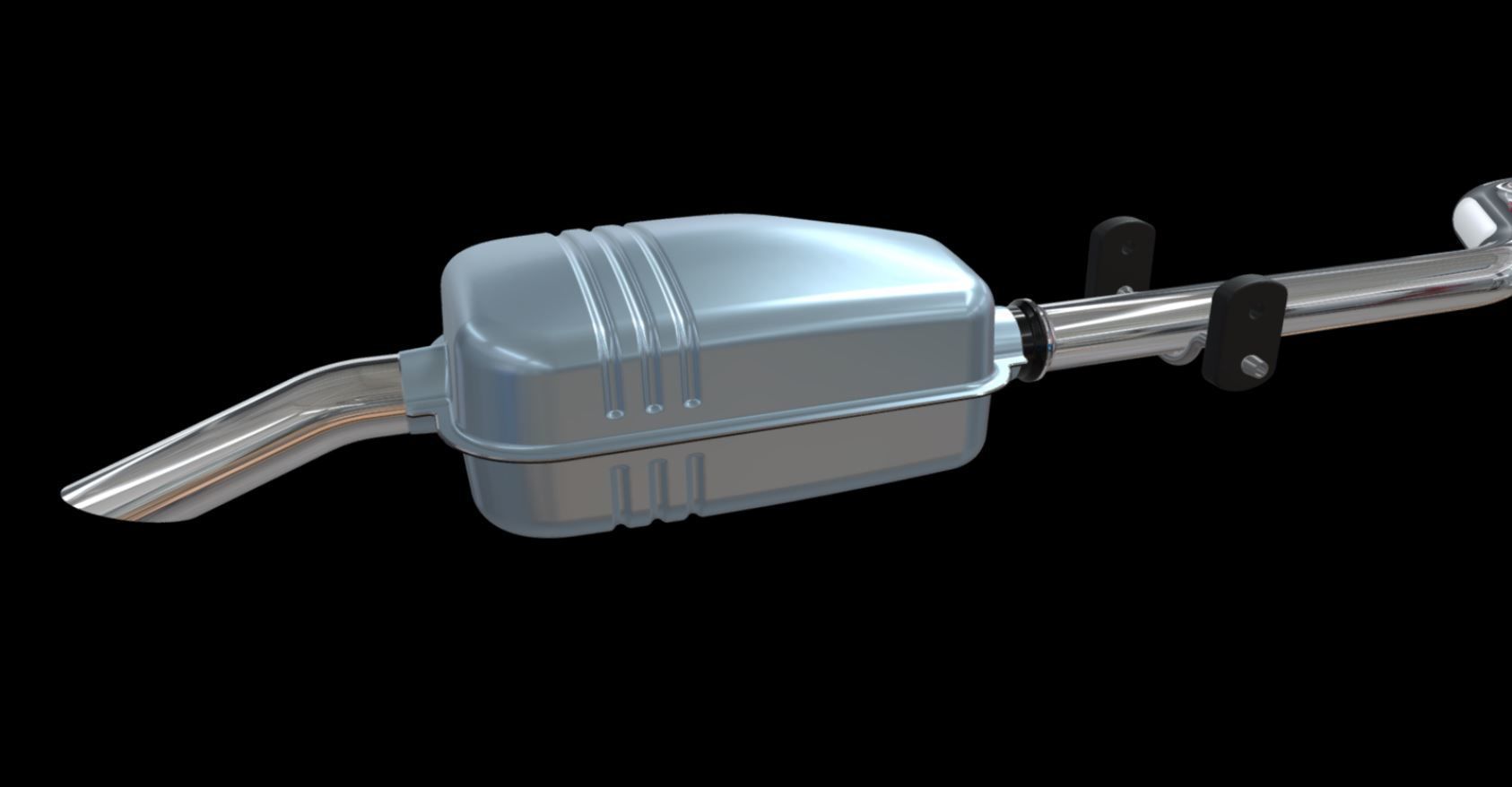Full-exhaust-system 3D model_6