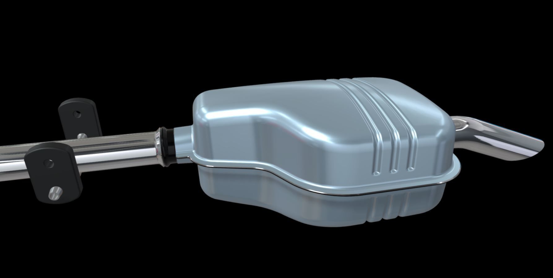 Full-exhaust-system 3D model_5