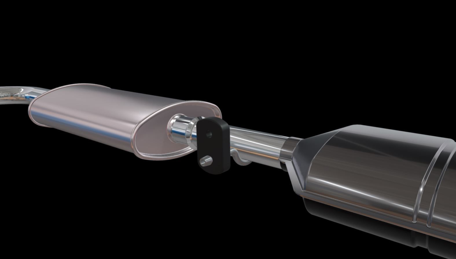Full-exhaust-system 3D model_4