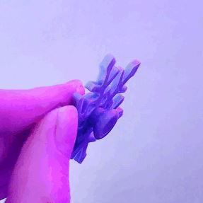 Snowflake Christmas Fidget Spinner 3D print model_2