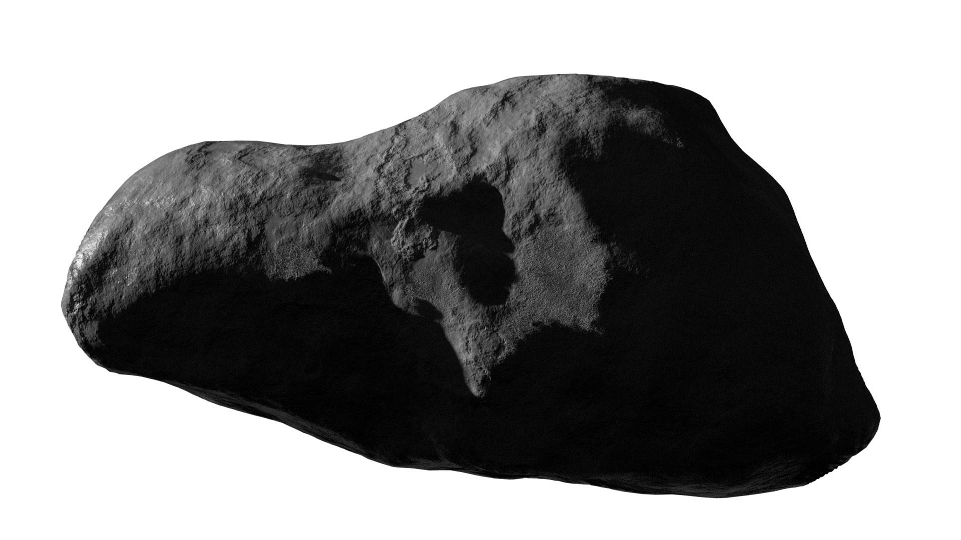 Halleys Comet nucleus 3D model_9