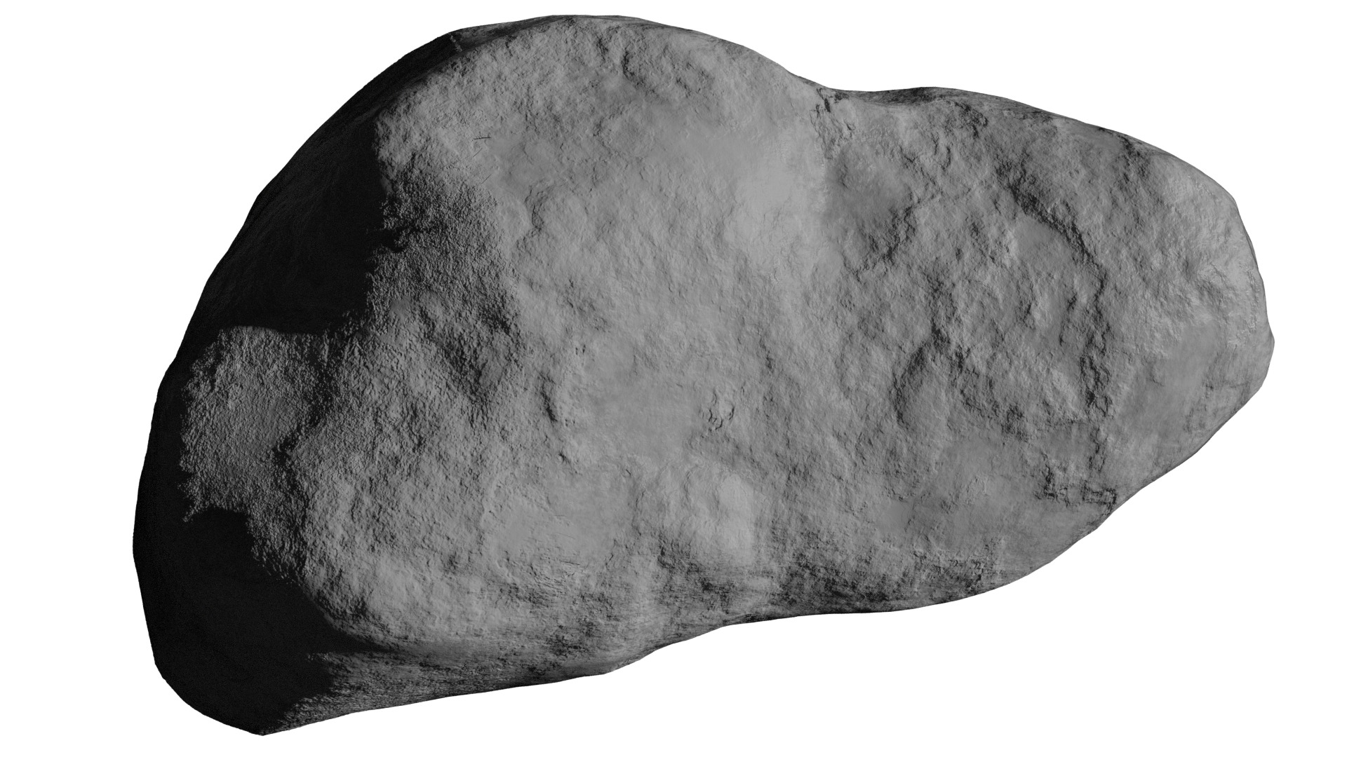 Halleys Comet nucleus 3D model_5