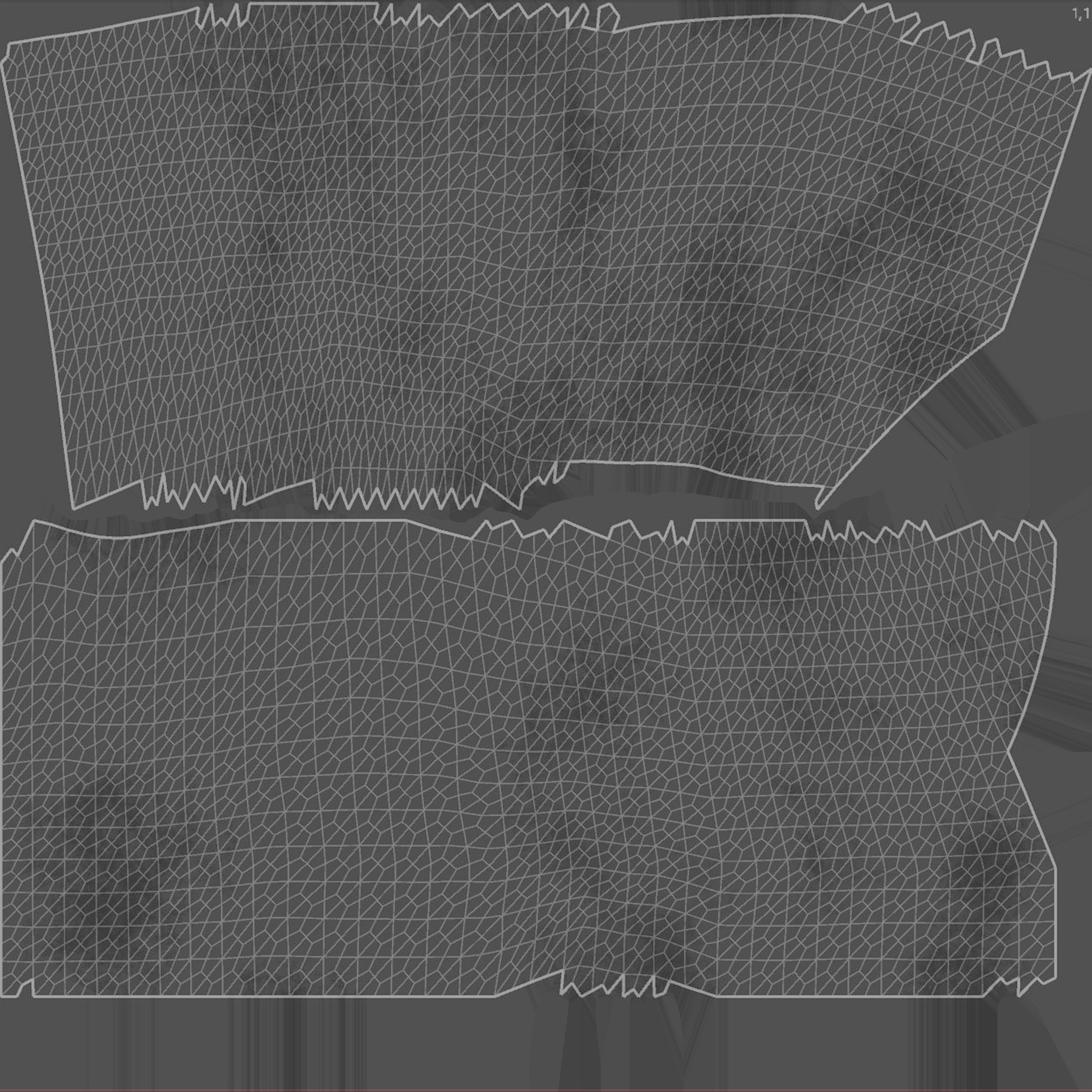 Halleys Comet nucleus 3D model_10