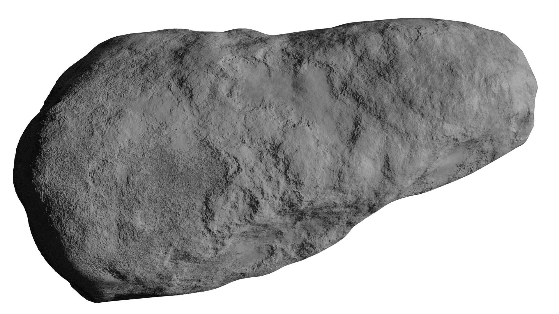 Halleys Comet nucleus 3D model_1